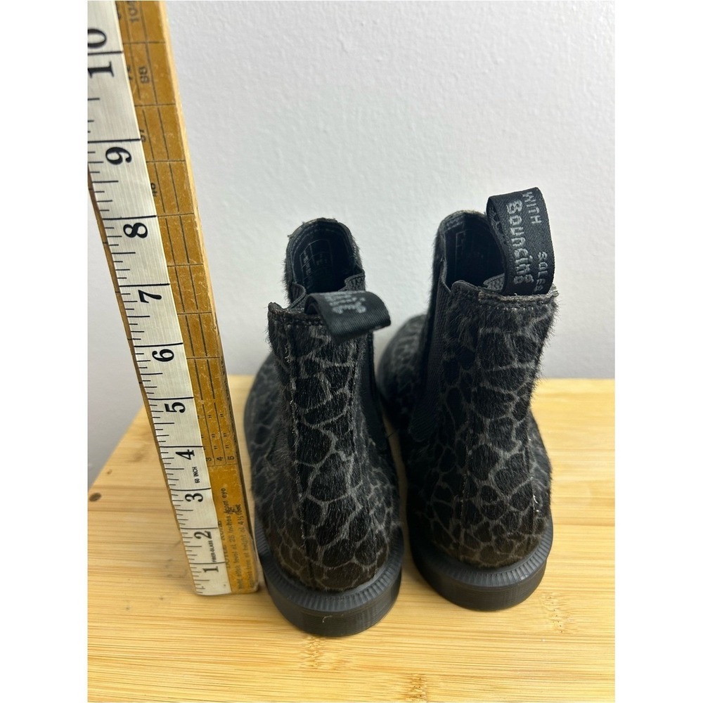 Dr. Martens Flora Animal Print Chelsea Boots Oil Acid Petrol Alkali Resistant 7 View 4
